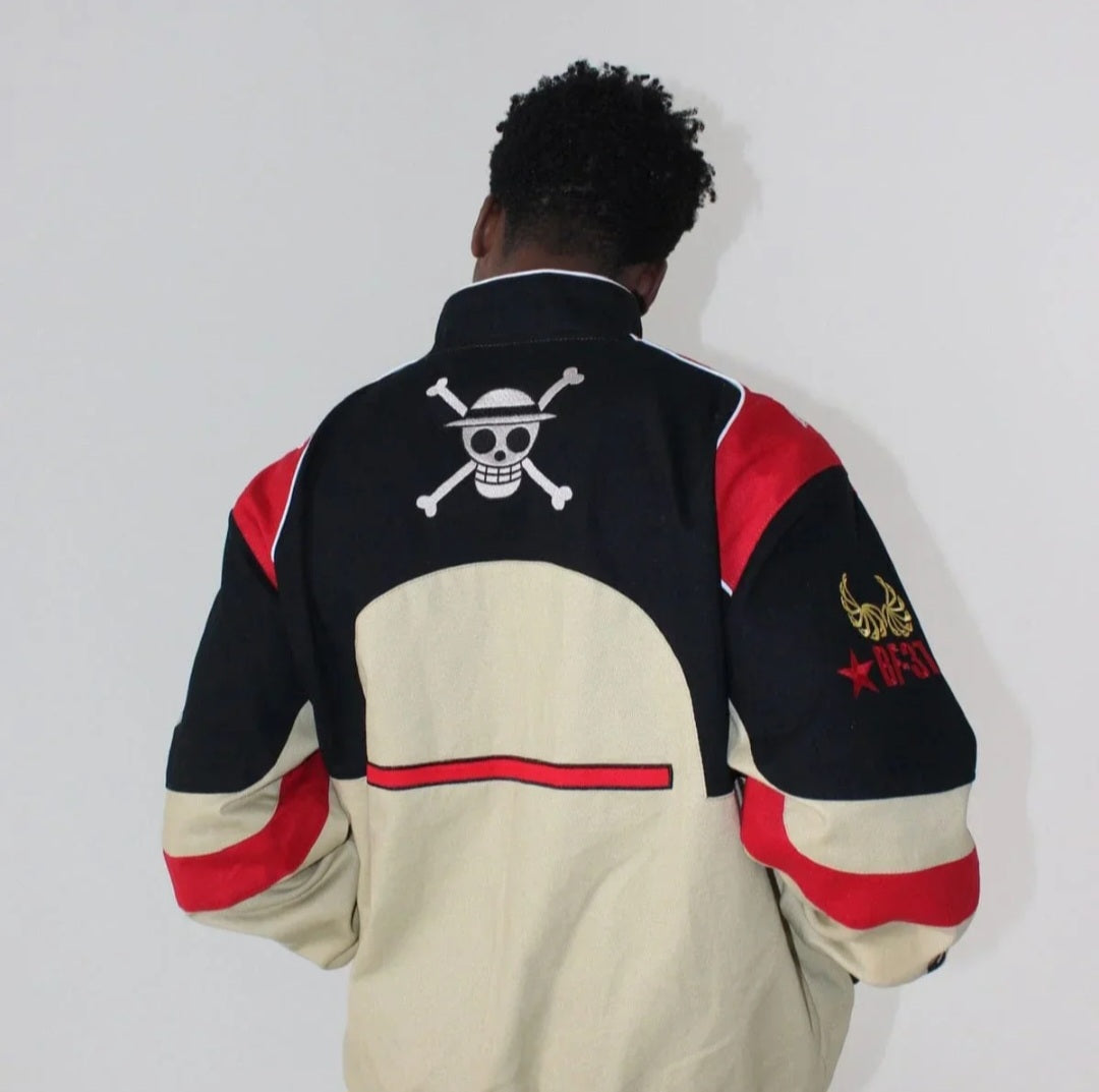 Flaskcard- Hat Pirates Jacket – One Piece Bomber Varsity Jacket