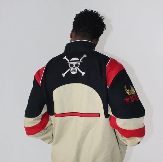 Flaskcard- Hat Pirates Jacket – One Piece Bomber Varsity Jacket