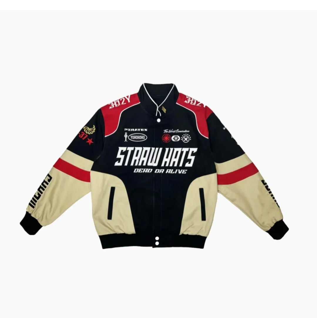 Flaskcard- Hat Pirates Jacket – One Piece Bomber Varsity Jacket