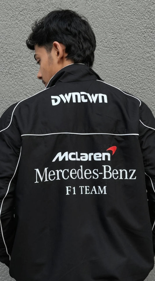 Mercedes F1 & Vintage Racing Jackets | McLaren & AMG -flaskcard