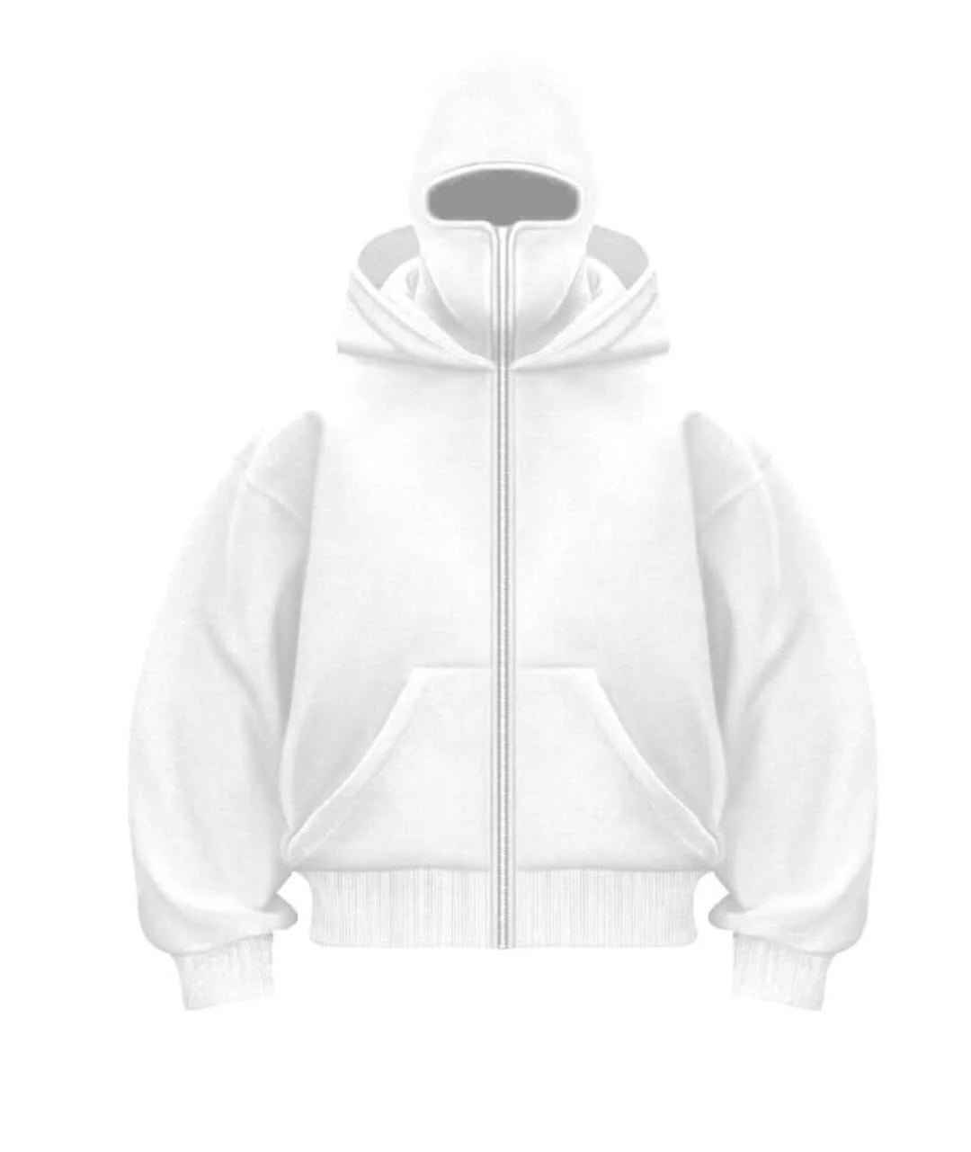 Ninja Hoodie with Built-In Balaclava flaskcard Style