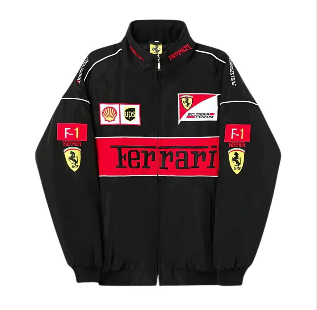 Black Ferrari Racing Jacket: A Stylish Tribute to Ferrari’s Legacy