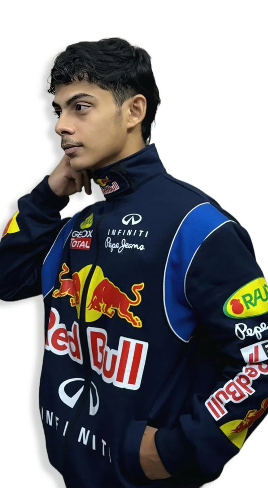 Red Bull Racing Vintage F1 Jacket - Classic Motorsport Style