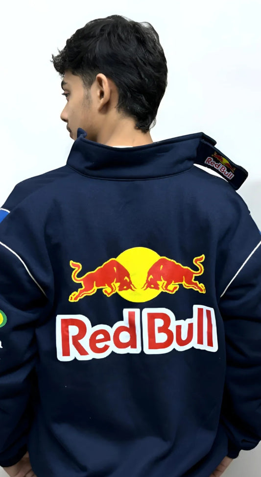 Red Bull Racing Vintage F1 Jacket - Classic Motorsport Style