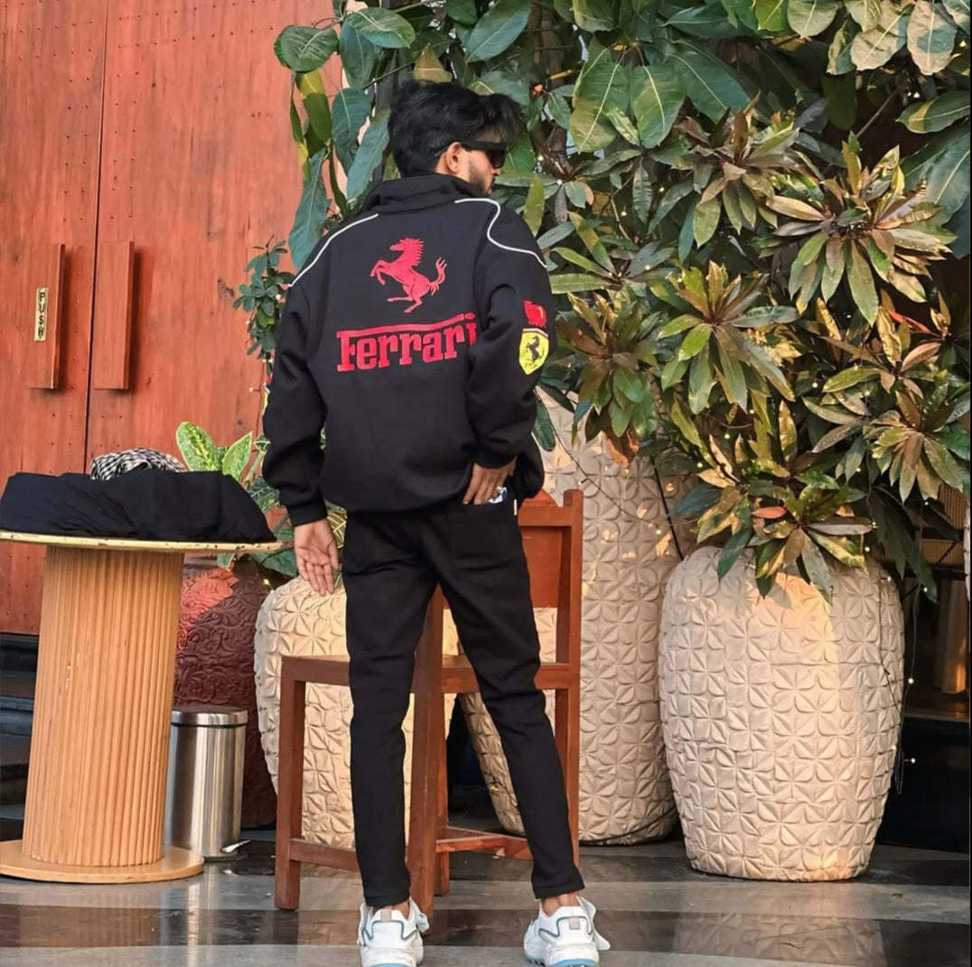 UNISEX FARRARI RACING JACKET BY FLASKCARD