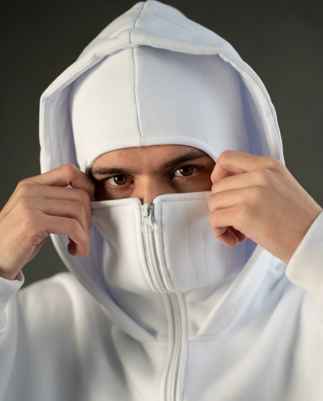 Ski Mask Hoodie - Balaclava Zip Hoodie | Full Zip Face Mask Hoodie by flaskcard