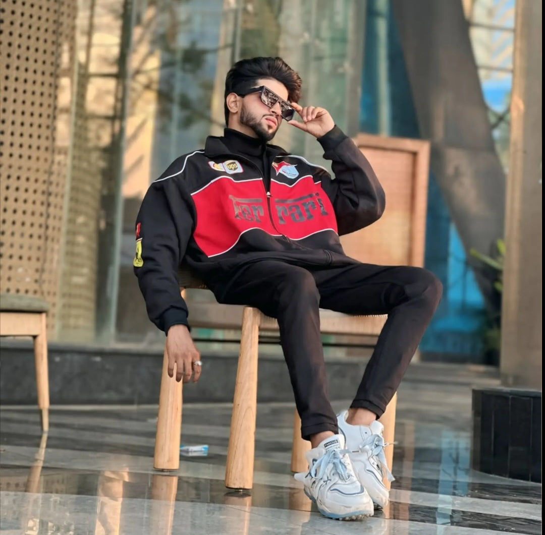 UNISEX FARRARI RACING JACKET BY FLASKCARD