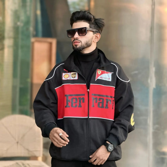 UNISEX FARRARI RACING JACKET BY FLASKCARD